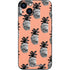 Bouffants and Broken Hearts Gray Scale Pineapple iPhone 14 Plus Skin